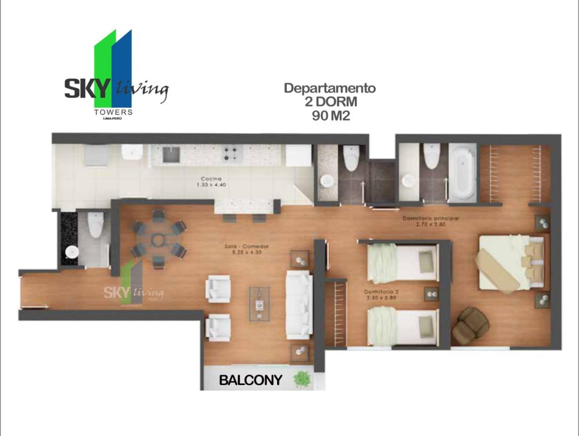 Skyliving Towers - Peru Apartment *